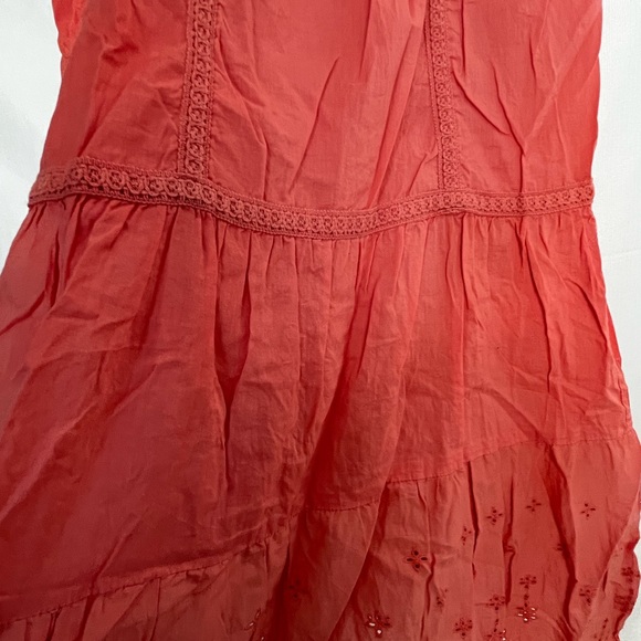 Double layer Maxi dress - Embroidered,   100% cotton - Picture 7 of 9